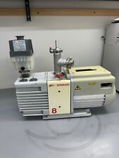 Edwards Rv8 Dual Stage Rotary Vane Vacuum Pump With Oil Filter Emf10