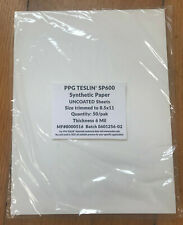 Teslin Synthetic Paper Ppg Sp600 - 6mil 8.5x11 Print Coat Laminate 50 Shts