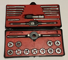 Craftsman Vintage Kromedge Sae Tap Die Set 95204 In Case 25 Pc Fractional Usa