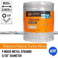 Electric Fence Wire For Livestock Cattle Horse Cow Portable Fences Uv Resistant