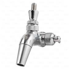 Stainless Steel Flow Control Draft Beer Faucet With Removable Threaded Spout