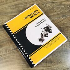 Operators Manual For John Deere 410c 510c Tractor Backhoe Loader Owners Book