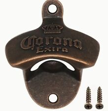 New - Corona Extra Beer Wall Mounted Bottle Opener - Red Copper
