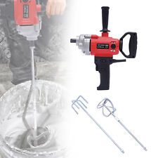 2.4kw Electric Mortar Mixer Handheld Paddle Cement Paint Stirrer Adjustable