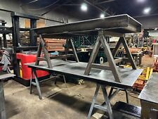 4 X 8 5 X 5 5 X 7 Hd Welding Fab Table With 12 Plate Steel Top