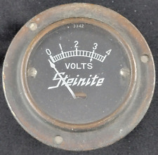 Very Rare Vintage Steinite Volts Meter Gauge 3342
