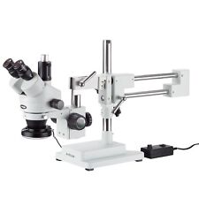 Amscope 3.5x-90x Trinocular Stereo Microscope With 144-led Ring Light
