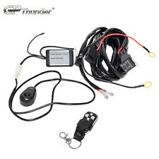 Relay Harness Wiring Cable Switch Led Lamp Light Bar Fob Remote Control Strobe