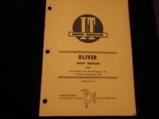 Vintage Oliver Super 99gmtc 950 990 995 770 880 Series Shop Tractor Manual