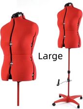 1x Dress Form Adjustable Female Mannequin For Sewing Size 12-18 New
