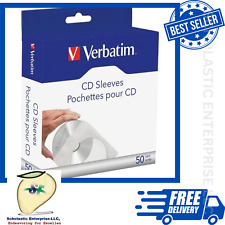 Verbatim Cddvd Paper Sleeves-with Clear Window 50pk