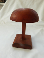 Antique Short Oak Wood Hat Stand Millinery 7 12 Total Height