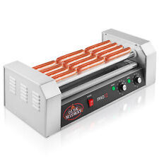 Open Box - Commercial Electric 12 Hot Dog 5 Roller Grill Cooker Machine