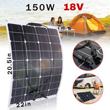 Flexible Solar Panel 150 Watt 12 Volt Monocrystalline Camping Car Home Rv Boat