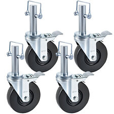 Vevor 5swivel Caster With Dual Locking Scaffolding Round Stem Steel Replacement