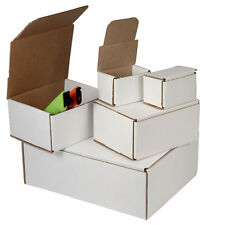 200 - 3 X 3 X 3 White Corrugated Shipping Mailer Packing Box Boxes