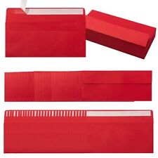 100 Pack Colorful 10 Business Envelopes Self Seal Standard Envelopes For Off...
