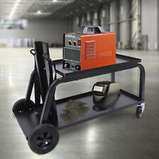 Rolling Welding Cart 2-tier Welding Cart Welder With Upgraded Wheels Portable
