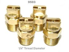 Carpet Cleaning - Wand Brass V-jets 9503 - Threaded 14 Diameter