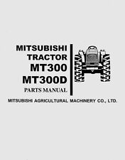Tractor Service Parts Manual Mitsubishi Mt300 Mt300d -2 Wheel 4wd -170 Pages