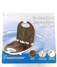 Toastmaster Tm2sanw 2 Section Non Stick White Sandwich Maker New In Box