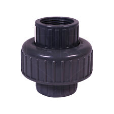 Pvc Union Coupling Pipe Fitting Fip Grey Plastic