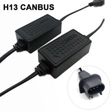 2x Led H13 Headlight Canbus Error Free Anti Flicker Resistor Canceller Decoder