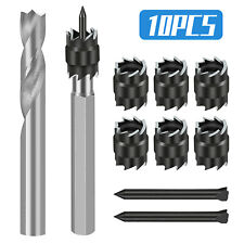 10pcsset 38 Double Sided Rotary Spot Weld Cutter Remover Drill Bits Cut Welds