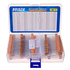 25 Values 1000 Pieces Carbon Film Resistor Kit 14w 5 - New Diy - Free Shipping