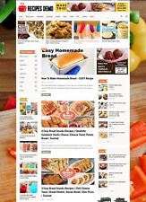Cooking Food Recipes Website Make Money With Affiliates Ads Auto Pilot