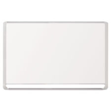 Mastervision Lacquered Steel Magnetic Dry Erase Board 48 X 72 Silverwhite
