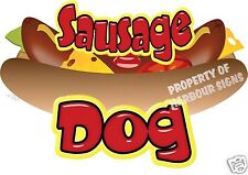 Sausage Dog Decal 12 Hot Dog Cart Concession Food Truck Van Stand Vinyl Sticker