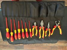 Wiha 11 Piece Master Electricians Insulated Tool Set In Canvas Tool Case