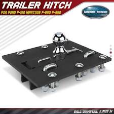 Over Bed Folding Ball Gooseneck Trailer Hitch For Ford F-150 80-12 F-250 F-350
