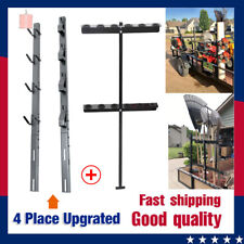 4 Place Lock Weedeater Trimmer Rack Hand Tool Rack For Open Trailer Truck New