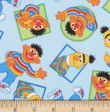 Sesame Street Bert Ernie Htf To Find 100 Cotton Fat Quarter 18x22