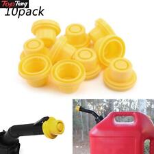 10x Replacement Yellow Spout Cap Top Fit For Blitz Fuel Gas Can 900302 900092