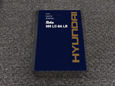 Hyundai Excavator Robex 300 Lc-9a Lr Parts Catalog Manual