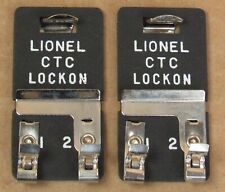 Lionel Modern Ctc Lock-on For Tubular Oo-27 Track 2-pack O-gauge Nos