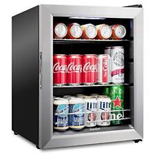 Ivation 62 Can Beverage Refrigerator Freestanding Ultra-cool Mini Drink Fridge