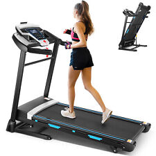 3.25 Hp Folding Treadmill With 15 Auto Incline Running Machine For Home Gym New