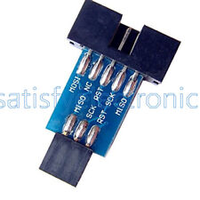 5pcs Usbasp 10pin Convert To Standard 6 Pin Adapter Board Atmel Avrisp Stk500