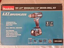 Makita Xfd13sm1 18v Lxt Lith-ion Brushless Cordless 12 Driver Drill Kit New