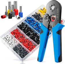 Crimping Tool Kit With 1250pcs Wire End Ferrules Crimper Plier