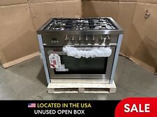 36 In. 220240 V Dual Fuel Range 5 Burners Open Box Cosmetic Imperfections