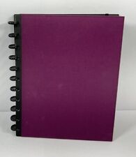Levenger Circa Notebook Discbound Bookcloth Purple Letter 9 X 11