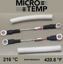 2 Each New Microtemp One-shot Thermal Fuse Sxkavw G5a00 216c 480.8f