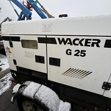 Wacker Neuson 25g Generator. 2004 Model