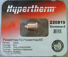 Hypertherm Genuine Powermax 65 85 - 65 Amp Nozzles 220819 5 Pack