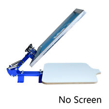 Techtongda 1 Color Screen Printing Table Press Simple Silk Screen Printer